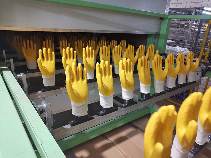 Yellow & Blue Nitrile Dipping